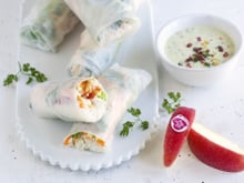 Rouleaux de printemps façon Pink Lady®