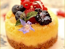 Cottage Cheese Cake aux fruits rouges