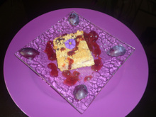 Crumble aux prunes et pommes