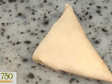 Pliage des samoussas