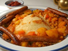 Couscous de poulet et merguez