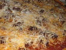 Pizza bolognaise classique