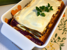 Lasagnes végétariennes fraîches aux légumes