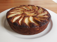 Gâteau poire et sarrasin