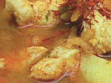 Darnes de cabillaud à l'indienne