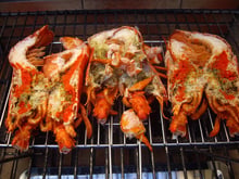 Homard grillé au barbecue