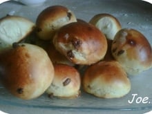 Petits pains au lait et pépites de chocolat