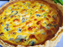 Quiche au roquefort papillon