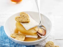 Poire pochée au vin et caprice des Dieux