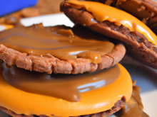 Géants Cookies au chocolat caramel milka