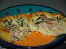 Tartelette courgette, saumon et chèvre