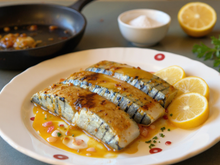 Maquereaux poêlés à la moutarde