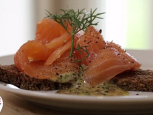 Saumon de Norvège Gravlaks à la moutarde