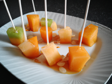 Sucettes au melon
