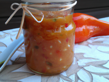 Confiture de poivrons maison