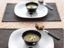 Veloute de châtaignes au foie gras