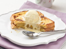 Brioche perdue aux Epices & à l'Ananas caramélisé