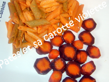 Pâtes et sa carotte violette