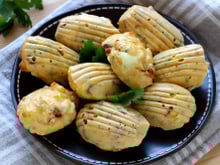 Madeleines salées au Chabichou