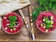 Gaspacho de betterave rouge