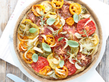 Tarte à la tomate à la française