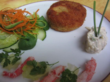 Crab cake version ramsay