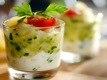 Entrée fraicheur de courgettes