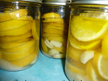 Citrons confits ail & huile d'olive