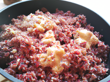 Quinoa à la façon du risotto (rouge)