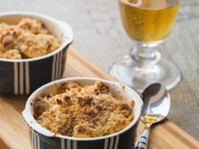 Crumble aux pommes doux et croquant