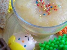 Compote pomme banane pêche !