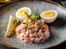 Tartare de surimi et crevette