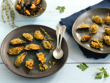 Moules gratinées à la persillade