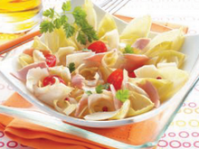 Salade d'endives à la déchirade de jambon