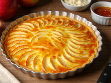 Tarte aux pommes et mascarpone