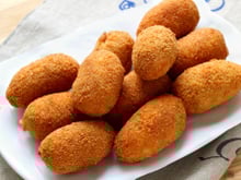 Croquettes de riz à la mozzarella (Suppli'al telefono)