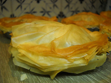 Pastillas au boudin noir et pommes