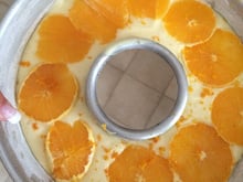 Gâteau à l'orange et aux petits-suisses