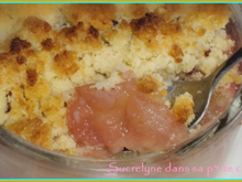 Crumble aux pommes un peu canadien