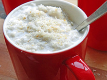 Risotto au lait de coco avec un zeste d'acidité