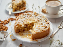 Gâteau léger aux pommes et amandes