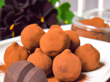 Truffes au chocolat diététiques