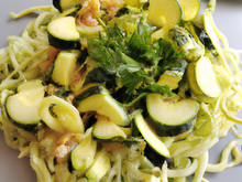 Salade de pâtes aux courgettes