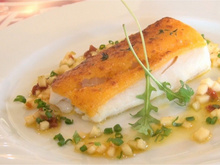 Dos de cabillaud à la viennoise