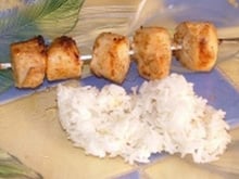 Brochettes épicées de Saint-Jacques tandoori
