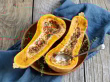 Butternut farcie à la Fourme d'Ambert