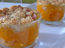 Crumble de butternut au bacon et chèvre