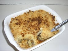 Crumble poires / bananes / chocolat