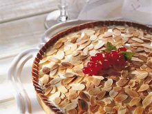 Tarte au chocolat blanc et fruit de la passion