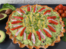 Tarte au crabe et avocat